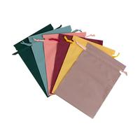 GAROZATION 6pcs Travel Shoes Storage Bags Compact Drawstring Bags for Clothes and Shoes Portable Multi-Purpose Organizers for Trip Essentials Mixed Colors