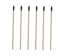 GAROZATION 6pcs Wooden Arrow Throwing Cast Pot Game Traditional Hunting Game with Soft for Safe Outdoor Fun and Archery Practice