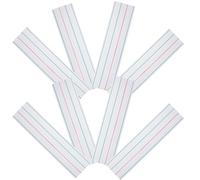 GAROZATION 8pcs Magnetic Dry Erase Name Tags Reusable Plastic Multi-Purpose Labels with Four-line Grid Design for Classroom Signs and Desks