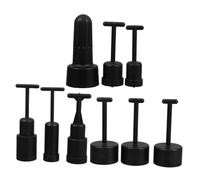 GAROZATION 8pcs Metal Socket Tool for Lamp Shade Installation Fixture Remover for Easy Replacement of Light Fixtures