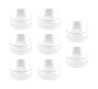 GAROZATION 8pcs Nail Art Stampers with Silicone Heads 2.8cm Diameter Lightweight Manicure Tools for DIY Nail Transfer Work at Home