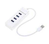GAROZATION Abs 4 Ports Usb 3.0 Hub Multi Usb Port Adapter for Laptop High Speed Data Transfer