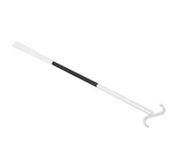GAROZATION Adjustable Long Shoe Horn Dressing Stick with Sock Removal Aid for Seniors Pregnant Disabled Plastic Extended Dressing Tool for Shoes Socks Shirts Pants Operation Mobility Helper