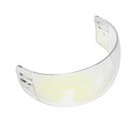 GAROZATION Anti-fog Curved Hockey Visor with Hardware, Blue Scratch-resistant Protective Shield for Ice Hockey Helmets, Universal Mounting Kit for Youth and Adult Players