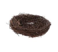 GAROZATION Artificial Bird Nest Rattan Bird House Decor Vintage Handmade for Easter Egg Ornaments