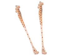 GAROZATION Back Scratchers Featuring Comfortable Grip and Artistic Design Wooden 2pcs with Handle Traditional Hand Carved Wood Itch Relief Tool for Holidays and Birthdays