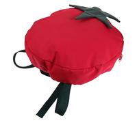 GAROZATION Backpack Lightweight Nylon and Polyester Material Tomato Shaped with Zipper Closure and Adjustable Strap Cute Kawaii Fruit Design Casual Daypack for Outdoor and School Use