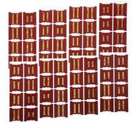 GAROZATION Bible Leather Index Tabs Set 66 Brown Small Stick-on Bible Page Markers with 14 Blank Labels for Study and Annotation