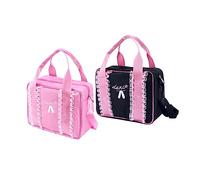 GAROZATION Black Dance Bag for Kids Adjustable Ballet Tote Waterproof Duffle Bag Suitable for Dance Class and -Piece