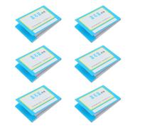 GAROZATION Blue Litmus Paper Ph Test Strips for Acid Detection, Easy to Use White Paper with No Colour Chart Needed, 80 Sheets Per Pack for Experiment and Laboratory Use