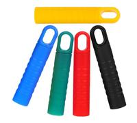 GAROZATION Broom Handle Replacement Caps 5Pcs Plastic Sleeve with Hanging Hole for 27Mm Poles Tool-Free Installation for Household Cleaning