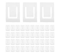 GAROZATION Cabinet Hinge Door Stopper 50Pcs 90 Degree Angle Restrictor Clips for Bedroom Cupboard Safety Soft Close Hinge Accessories