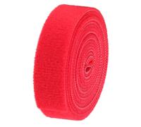 GAROZATION Cable Straps Wire Ties 2x100cm Hook and Loop Red Nylon Adhesive Adjustable Cable Organizer Management for in Home and Office