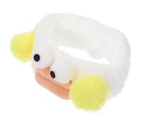 GAROZATION Cartoon Headband Face Washing Headband Plush Material Creative Design Not Easy to Get Deformed Comfortable to Use Lovely Women Makeup Spa Accessory