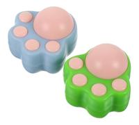 GAROZATION Catnip Ball Set, Claw Shape Rotating Lick Ball 2 Sets