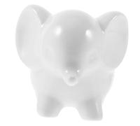 GAROZATION Ceramic Elephant Planter Pot for Succulents Indoor Desktop Decoration Smooth Surface Modern Design Plant Lovers Home Office School Display