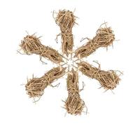 GAROZATION Chicken Bedding Shredded Straw Liner for Nesting Boxes Natural Straw Pad for Chicken Coops Suitable for Poultry Rabbits Birds and Pets Easy Egg Collection and Cleanliness