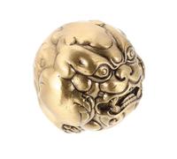 GAROZATION Chinese Brass Baoding Balls for Hand Therapy Durable Exercise Massage Tool Vintage Feng Shui Luck Decor for Seniors Compact Portable