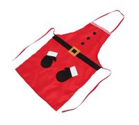 GAROZATION Christmas Kitchen Apron for Women Sleeveless Santa Claus Design Stain Resistant Cooking Smock Xmas Party Supplies Holiday Baking Protective Kitchenwear