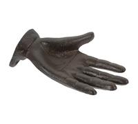 GAROZATION Coffee 1 Palm Shaped Cast Iron Wall Hook Vintage Retro Style Strong Bearing Capacity Decorative Hook for Wall to Decorate Your Room