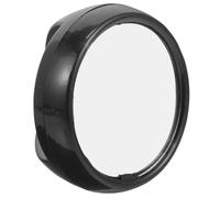 GAROZATION Computer Rearview Mirror Magnifying Screen for Office Desk, Frameless Black Rear View Magnifier, Wide-angle PC Rear Mirror for Workspace Safety and Visibility