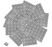 GAROZATION Cow Print Wrapping Paper 10Pcs Animal Pattern Sheets for DIY Crafts Floral Bouquet Packaging and Cake Decoration