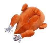 GAROZATION Creative Thanksgiving Turkey Tissue Box Holder with Washable Pp Cotton Material, Portable Design for Travel and Cars, Unique Christmas Napkin Holder