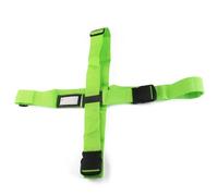 GAROZATION Cross Style Suitcase Packing Belt Set 2 Green Luggage Straps with Adjustable Cross Design Durable Suitcase Belt for Travel Security and Identification Includes Storage Bag