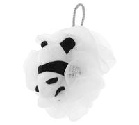 GAROZATION Cute Cartoon Panda Bath Loofah, Soft Mesh Exfoliating Shower Sponge Body Scrubber, Gentle Bathing Accessory for Boys
