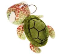 GAROZATION Cute Plush Turtle Keychain Bag Pendant Green Stuffed Turtle Doll Accessory for Travel and Everyday Use