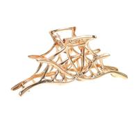 GAROZATION Decorative Spiderweb Hair Jaw Clip Metal Cobweb Claw Clip Delicate Design Golden Zinc Alloy Practical Hair Accessory for Women Birthday