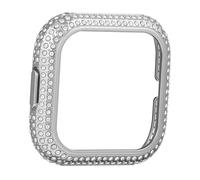 GAROZATION Diamond Embellished Hard Protective Watch Cover for Anti-scratch Full Front and Edge Case Shockproof Anti-falling Smartwatch Protector