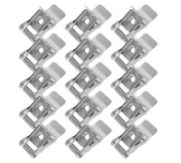 GAROZATION Downlight Spring Clips 50Pcs Heavy Duty Two-Hole Mounting Brackets for LED Spotlight and Recessed Light Holders in Workspace