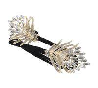 GAROZATION Elegant Rhinestone Hair Bun Maker for Long Hair with Sophisticated Polished Look for Women