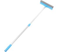 GAROZATION Extendable Double-Sided Glass Cleaner with Detachable Handle, 80Cm Telescopic Window Squeegee for Shower, Car Windscreen, and Home Window Cleaning