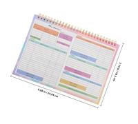GAROZATION Financial Multifunctional Weekly Planner Record Undated Book Budget with Expense Tracker Sheets and Cash Budget Binder, Use for Budgeting Household Personal Finance