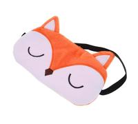 GAROZATION Fox Eye Patch Sleep Eye Mask Fox Pattern for Adults Teens Blackout Sleeping Mask Soft Material for Delicate Skin for Home Travel