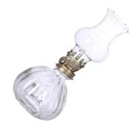 GAROZATION Glass Kerosene Lamp Vintage Style Retro Oil Light Home Decoration Delicate Design Creating Everyday Ambiance