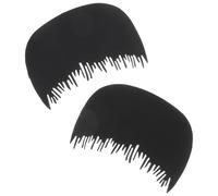 GAROZATION Hairline Comb Barrier and Fiber Comb, Portable 2 Pieces with Scalp-Safe Material, Suitable for Men and Women, for Hair Building Fiber Application and Hairline Enhancement
