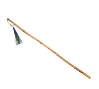 GAROZATION Handcrafted Wooden Stick Decor Ruler with Tassel Educational Discipline Ruler Tool for Yoga Practice and Teaching