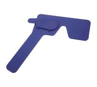 GAROZATION Handheld Blue Plastic Eye Occluder with 14 Holes for Accurate Vision Diagnostics and Filtering Scattered Light, Ergonomic Design Portable Eye Instrument for Optical Shop and Vision