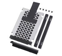 GAROZATION Hard Drive Cage and Cover with 7mm Rubber Strip for Compatible Laptop Replacement Parts Hdd Holder Base Compatible with Ssd Storage Accessories