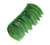 GAROZATION Hawaii Skirt Hula Leaf Skirt for Children Elastic Bands Timeless Design Polyester Material Practical and Comfortable Outdoor Hawaiian-Themed Party Costume Green