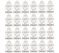 GAROZATION Heart Pendant Charms Stylish Vintage Design 40pcs Silver Alloy with Hanging Accessories for DIY Jewelry Making Suitable for Graduation and Crafts