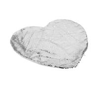 GAROZATION Heart Shaped Pillowcase Grey Cushion Cover Fluffy Throw Pillow Case for Decor Random Color