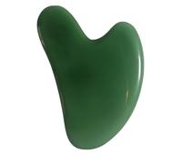 GAROZATION Jade Gua Sha Scraping Massager Scraping Massage Board Easy to Hold Comfortable Massage Green Facial Beauty Massager Physical Therapy Adults Men