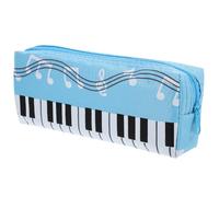 GAROZATION Keyboard Pencil Case Pen Holder Bag Portable Pencil Case Pouch for Adults School Trend
