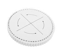 GAROZATION Kumihimo Braiding Disk 64 Slot Sturdy Thick Plate Round Beading Board for String Bracelet Crafting and Macrame Braided Cord String