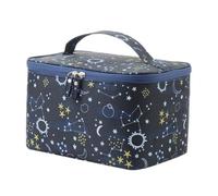 GAROZATION Large Capacity Oxford Cloth Travel Toiletry Bag with Zipper, Multipurpose Cosmetics Holding Bag for Home and Portable Makeup Storage, Convenient Handheld Wash Pouch for Women