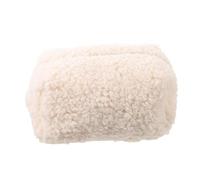 GAROZATION Large Capacity Plush Makeup Bag for Women with Convenient Access and Organised Packing, Cute Fuzzy Cosmetic Pouch for Vacations and Daily Commuting